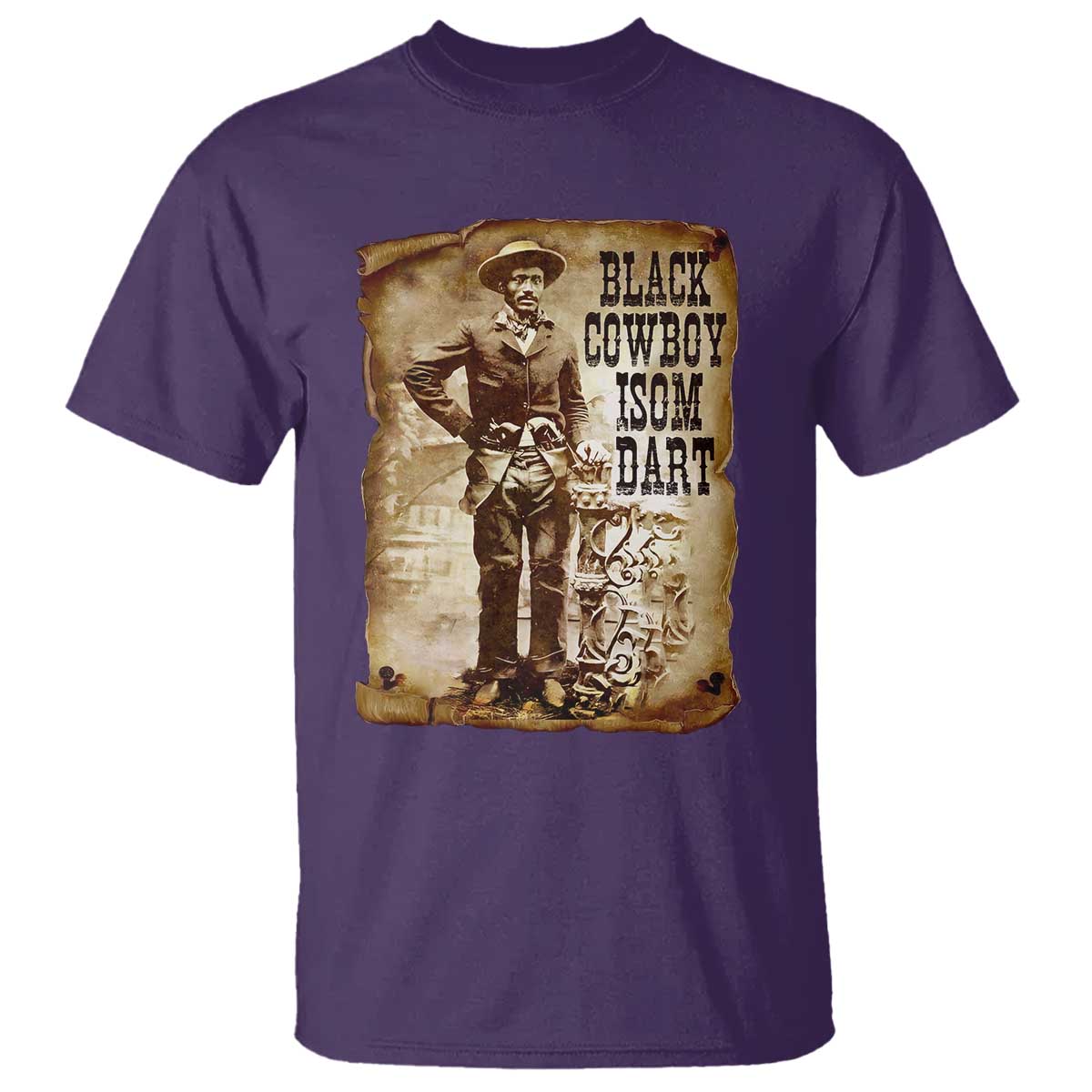 black-cowboy-isom-dart-t-shirt-african-american-cowboys-black-history