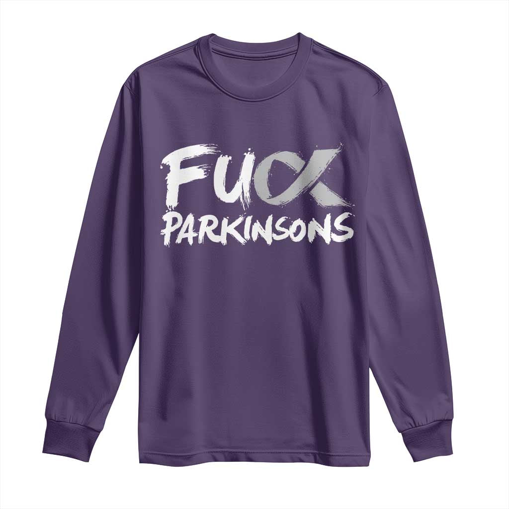 Fck Parkinsons Long Sleeve Shirt Parkinsons Disease Support Month