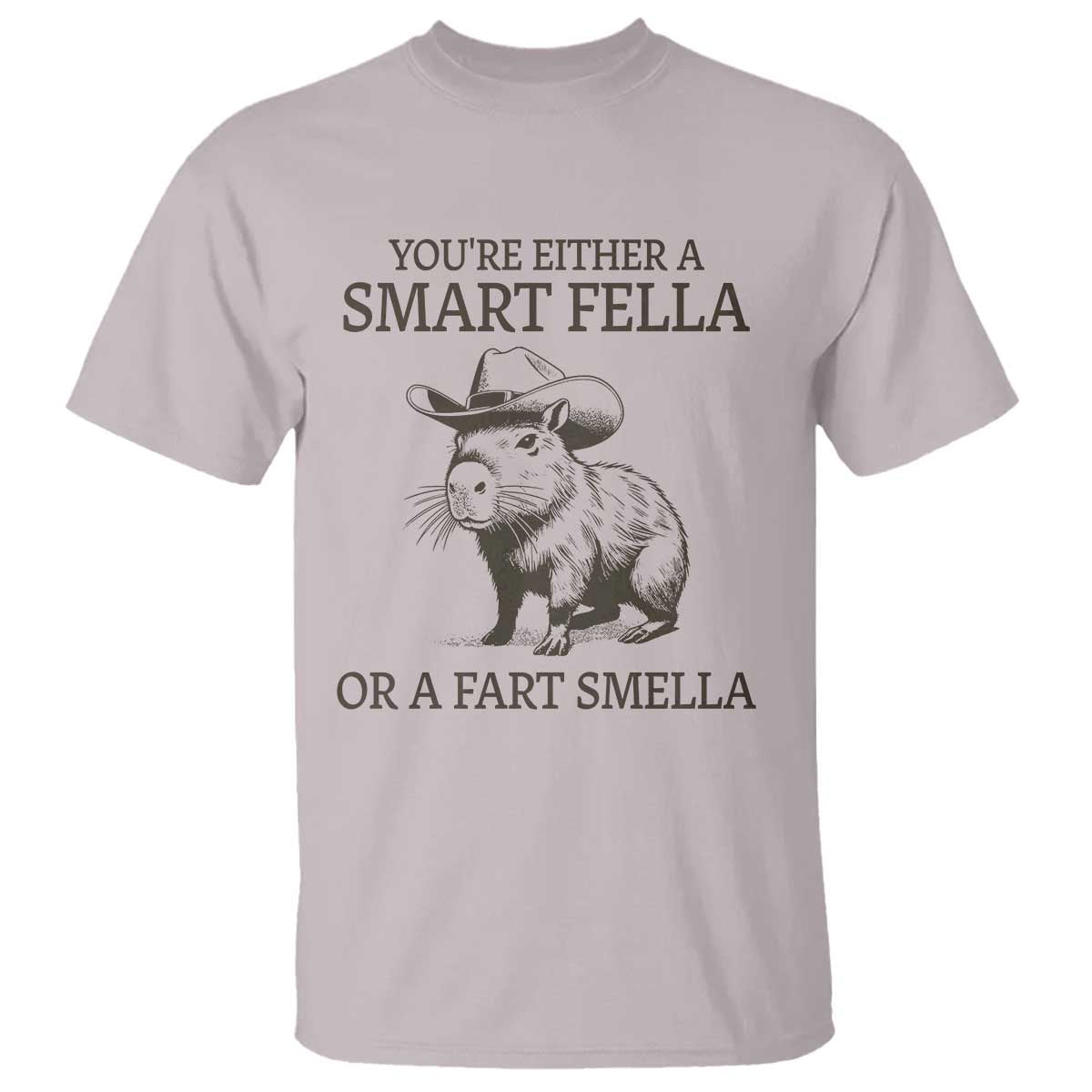 funny-capybara-t-shirt-retro-smart-fella-capybara-vintage-90s
