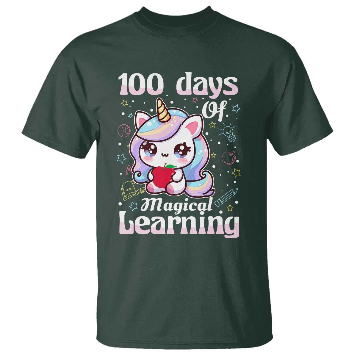 100th-day-of-school-unicorn-girls-t-shirt
