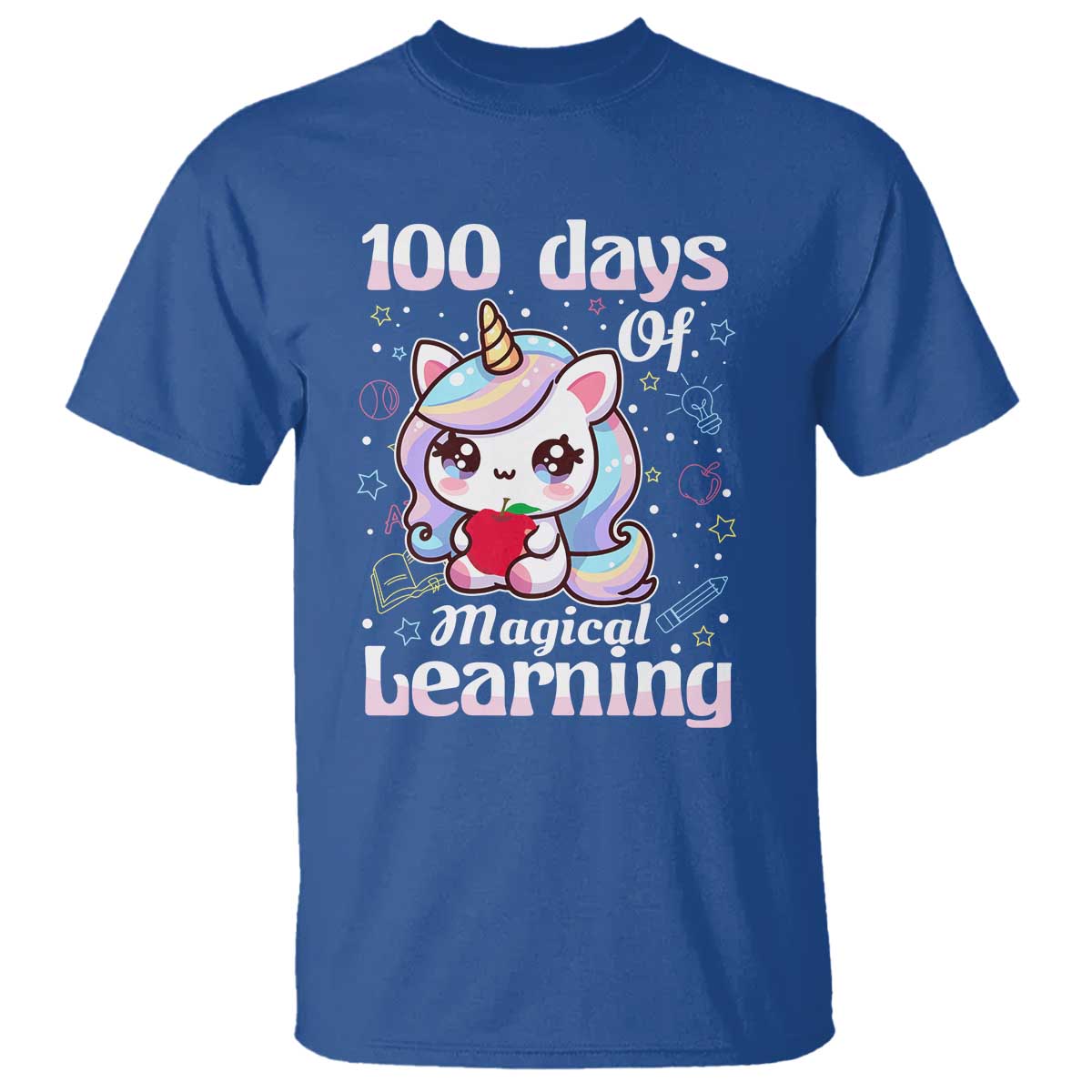 100th-day-of-school-unicorn-girls-t-shirt