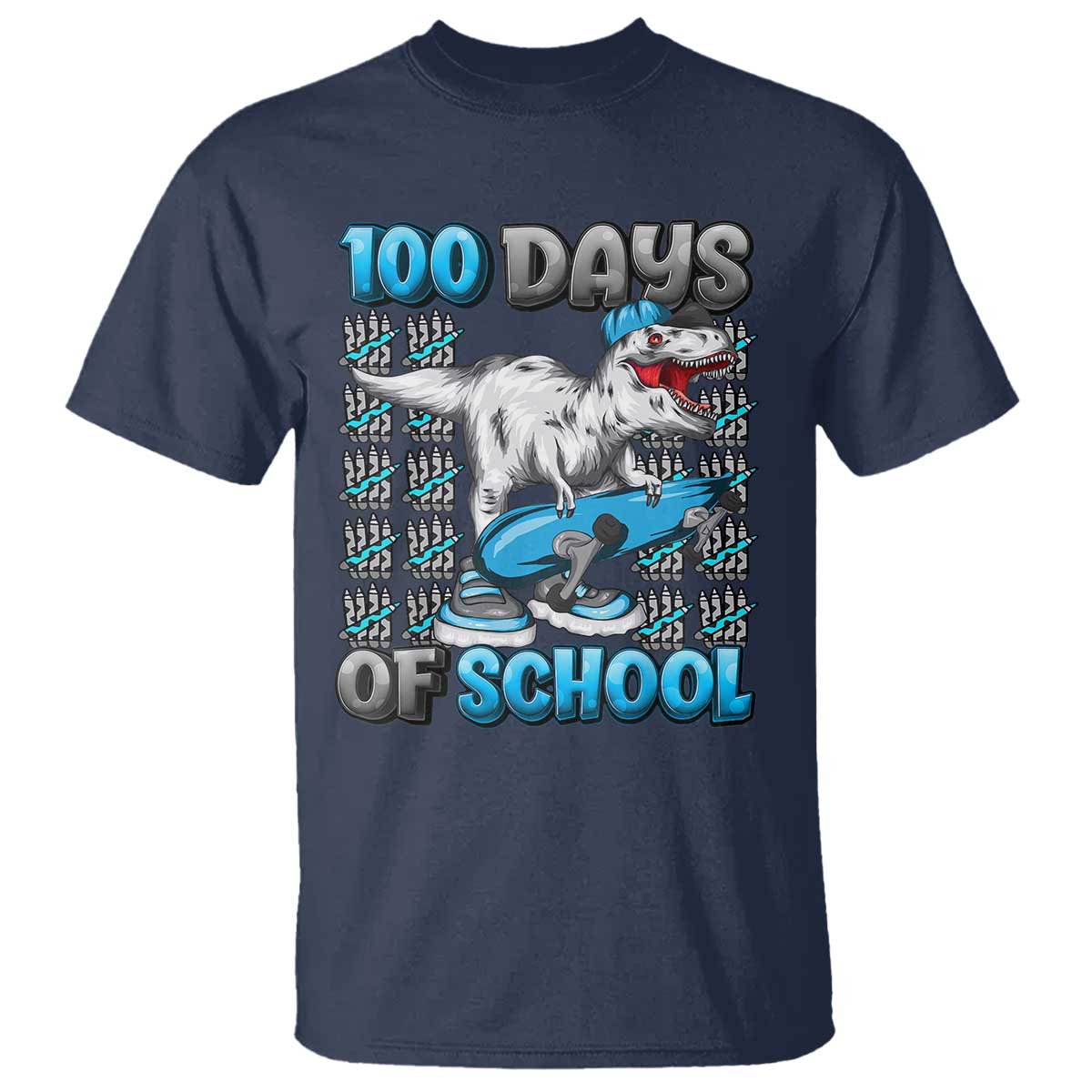 100-days-of-school-100th-day-dinosaur-t-shirt