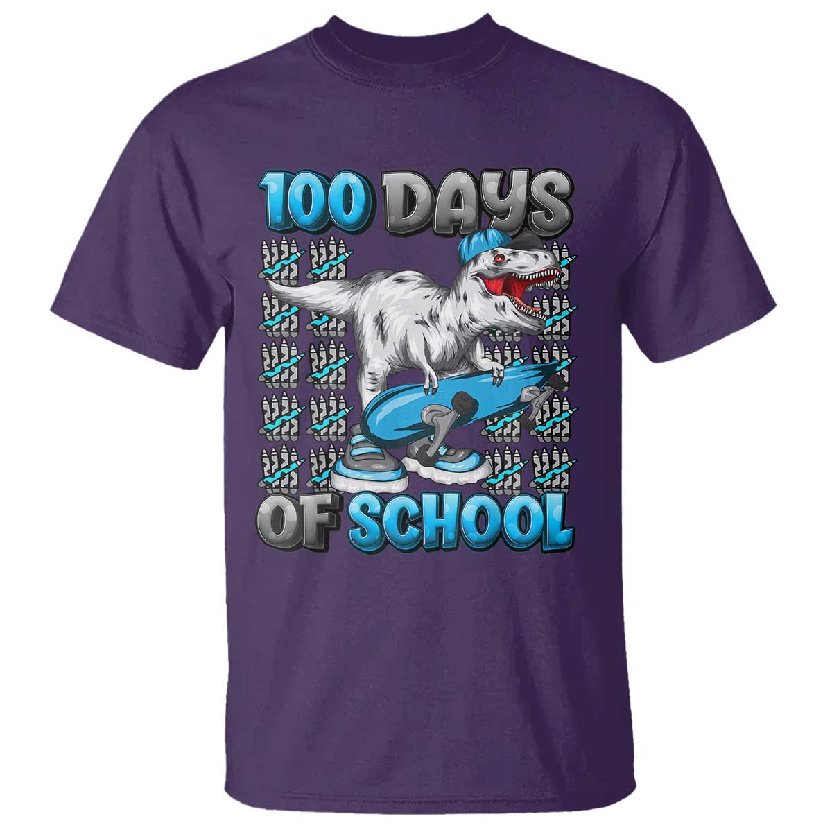 100-days-of-school-100th-day-dinosaur-t-shirt