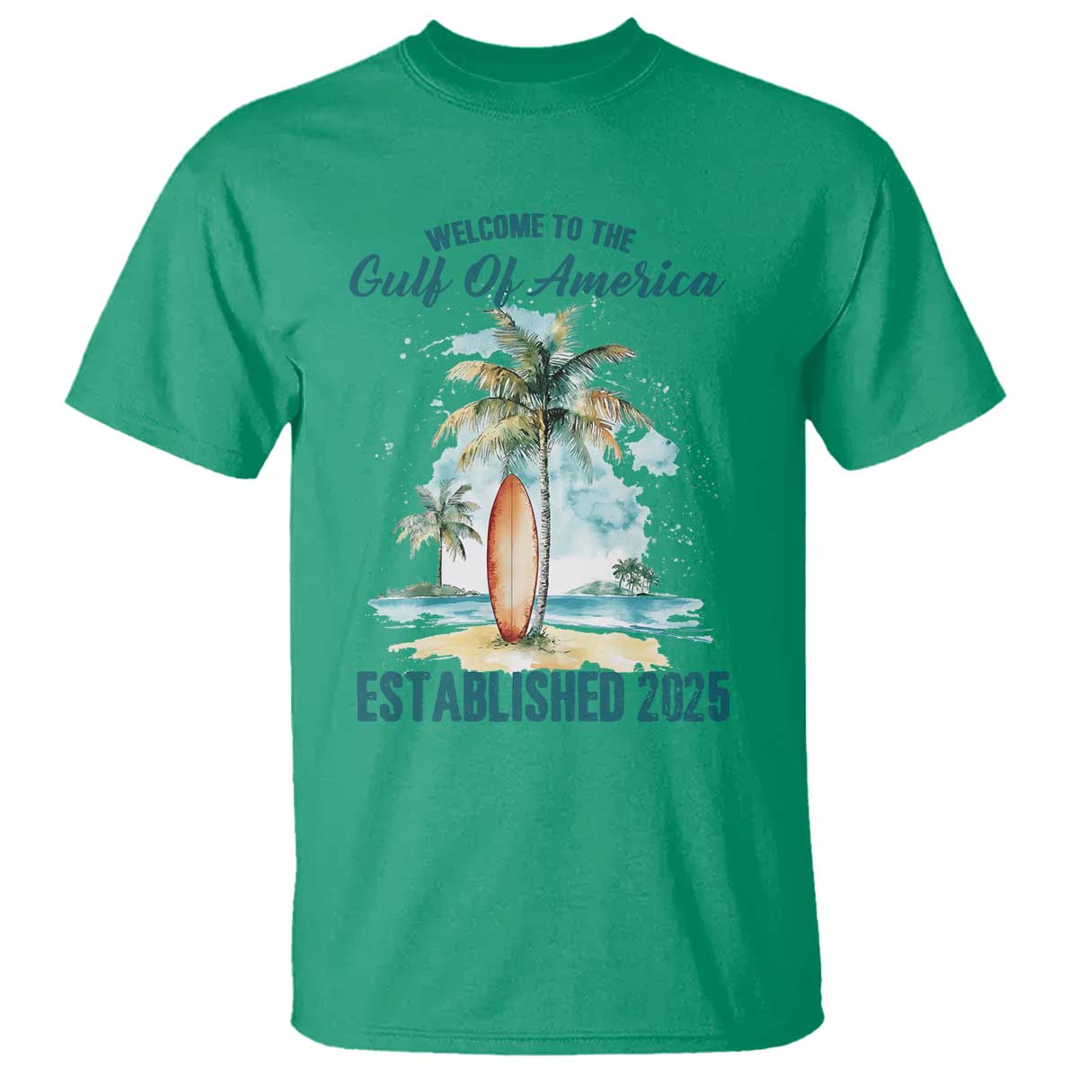 welcome-to-americas-gulf-t-shirt-established-2025-retro-vintage-beach