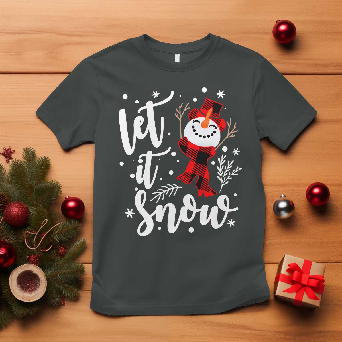 christmas-let-it-snow-t-shirt-funny-snowman-snowflakes