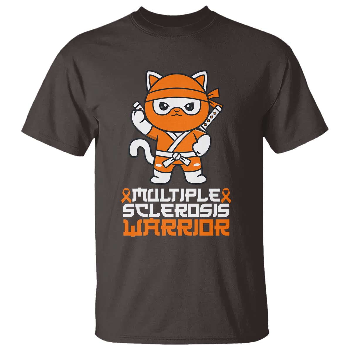 multiple-sclerosis-warrior-t-shirt-orange-ribbon-ms-ninja