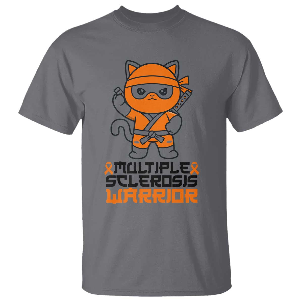 multiple-sclerosis-awareness-t-shirt-orange-ribbon-ms-warrior-ninja