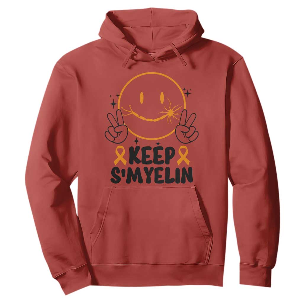 Multiple Sclerosis Support Hoodie Keep Smyelin MS Fighter