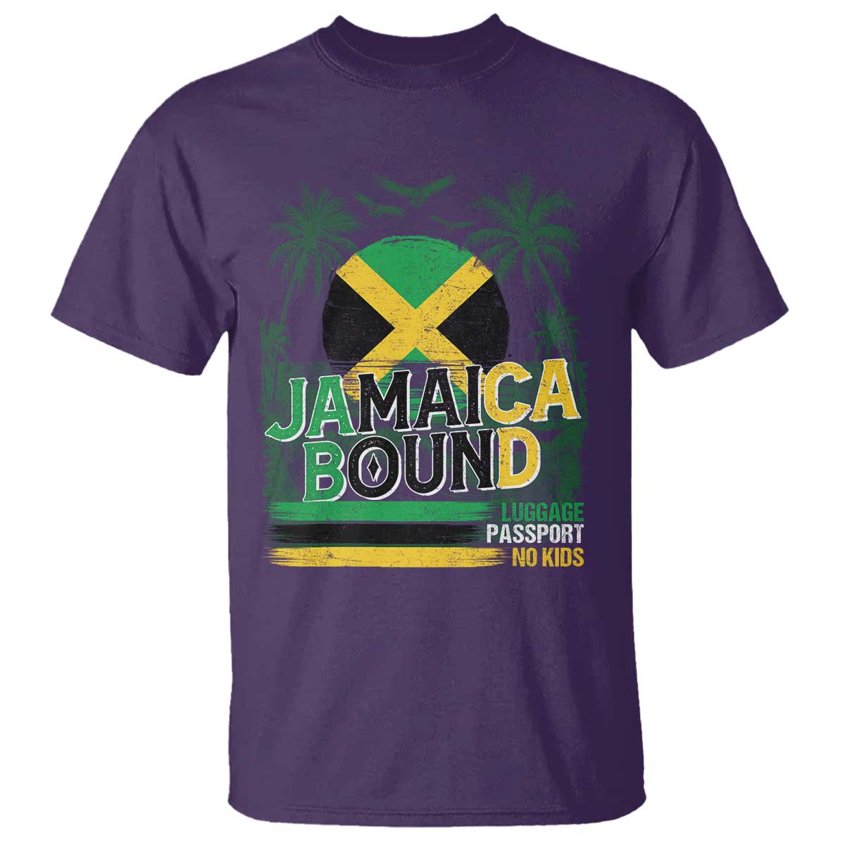 jamaican-travel-t-shirt-straight-trippin-jamaica-vacation-retro