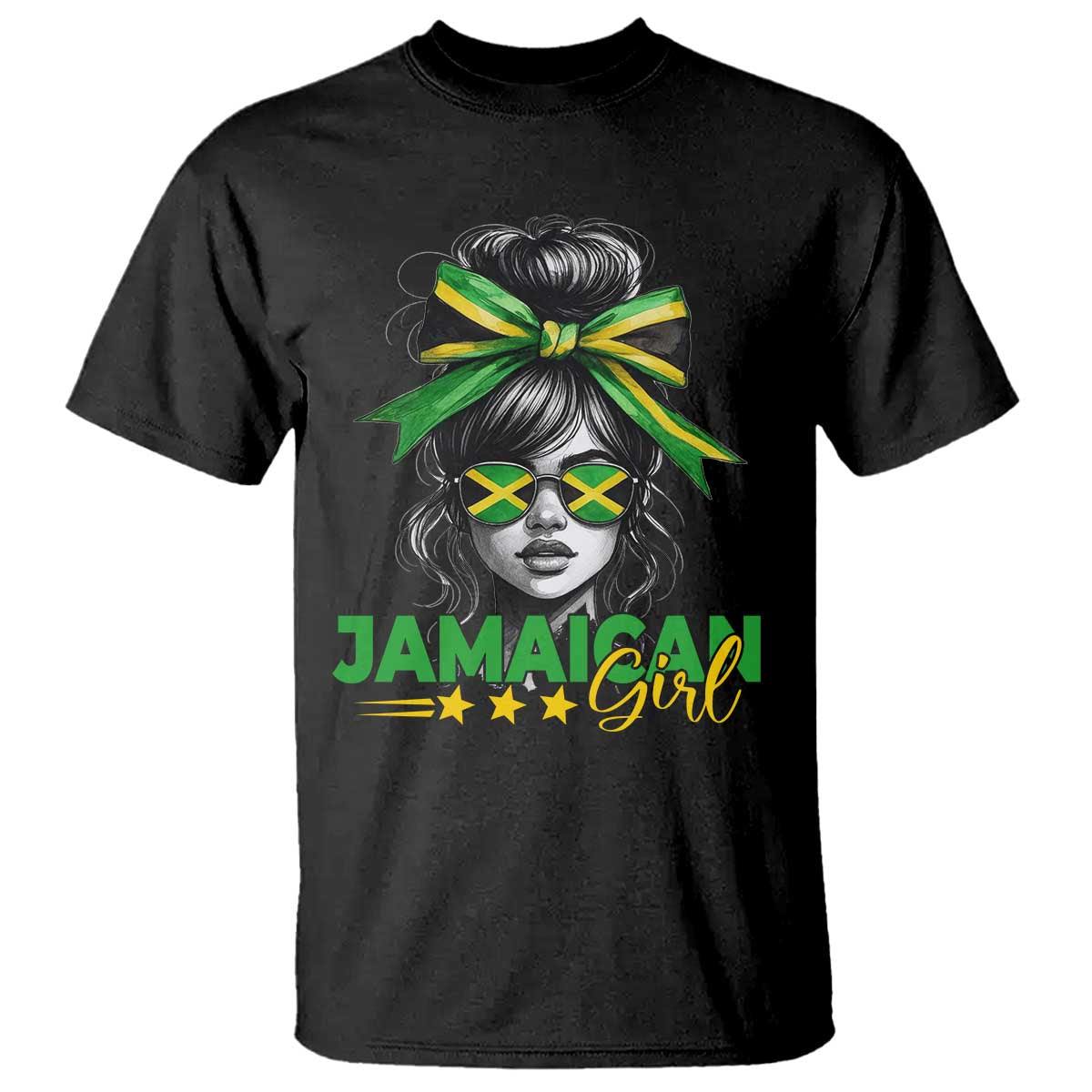 proud-jamaican-girl-t-shirt-jamaica-messy-bun-retro-vintage-jamaican-flag