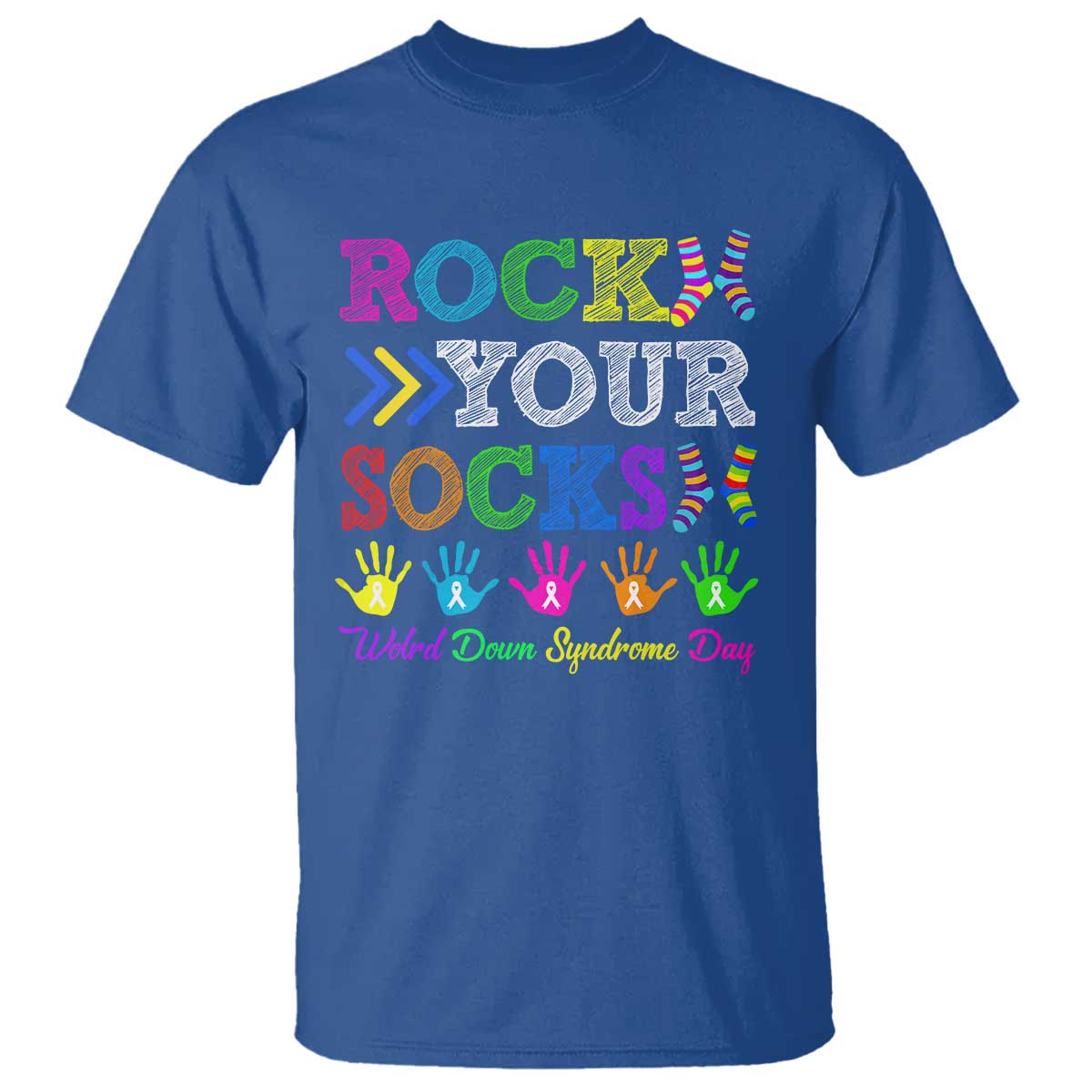 World Down Syndrome Day T Shirt Rock Your Socks Support 321