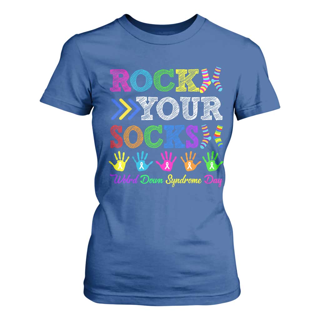 World Down Syndrome Day T Shirt For Women Rock Your Socks Support 321