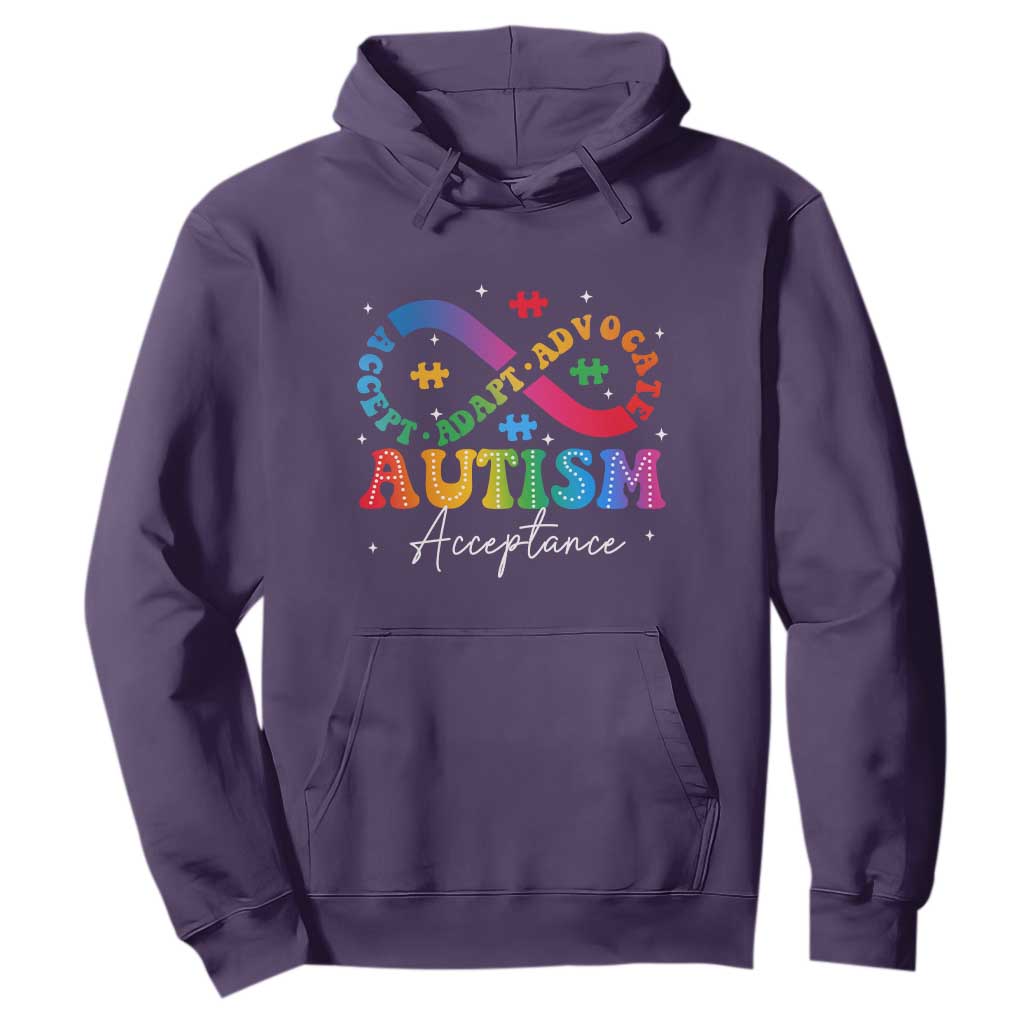 Autism Support Acceptance Hoodie Infinity Symbol Neurodiversity