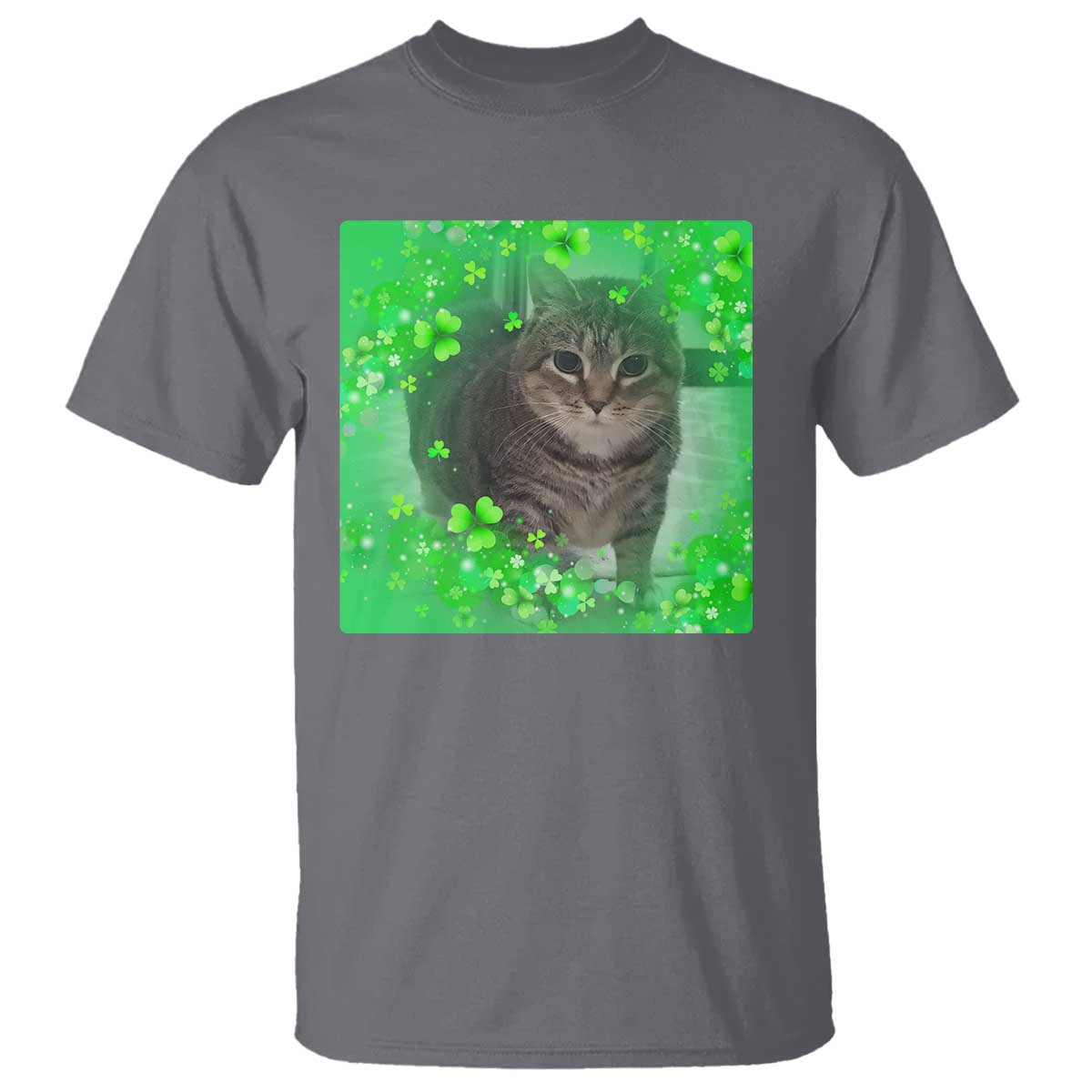 funny-cat-meme-st-patricks-day-t-shirt-lucky-shamrock-goofy-ahh-cat