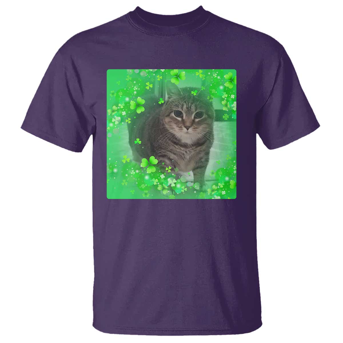 funny-cat-meme-st-patricks-day-t-shirt-lucky-shamrock-goofy-ahh-cat