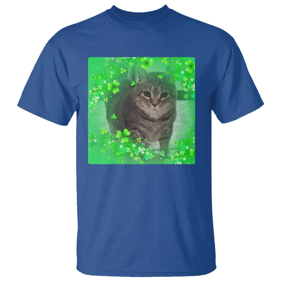 funny-cat-meme-st-patricks-day-t-shirt-lucky-shamrock-goofy-ahh-cat