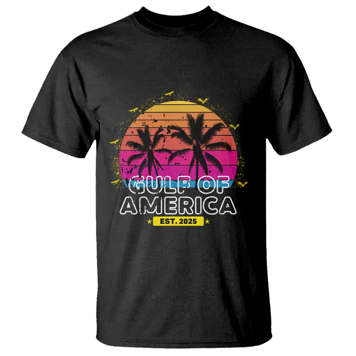 welcome-to-americas-gulf-t-shirt-est-2025-retro-vintage-summer-vibes