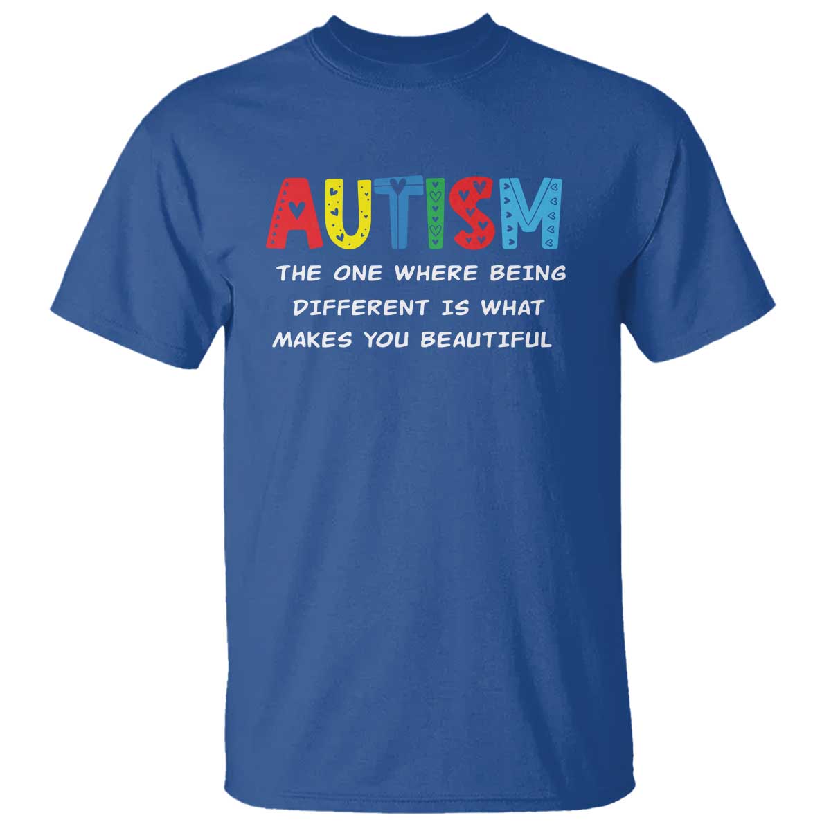 Autism Support T Shirt Different Makes You Beautiful ASD Month