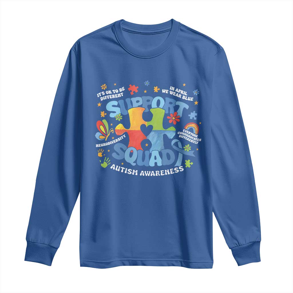 Autism Support Squad Long Sleeve Shirt