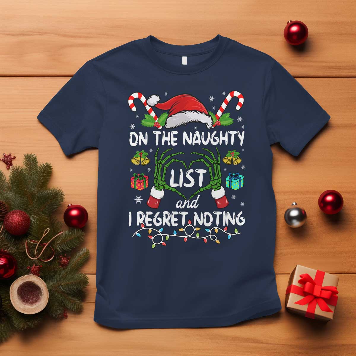 funny-christmas-t-shirt-on-the-naughty-list-and-i-regret-nothing
