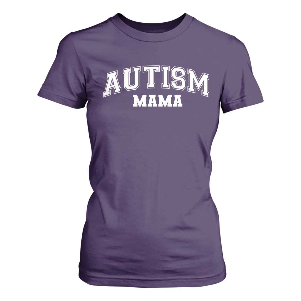 Autism Mama T Shirt For Women Autistic Mom Blessed