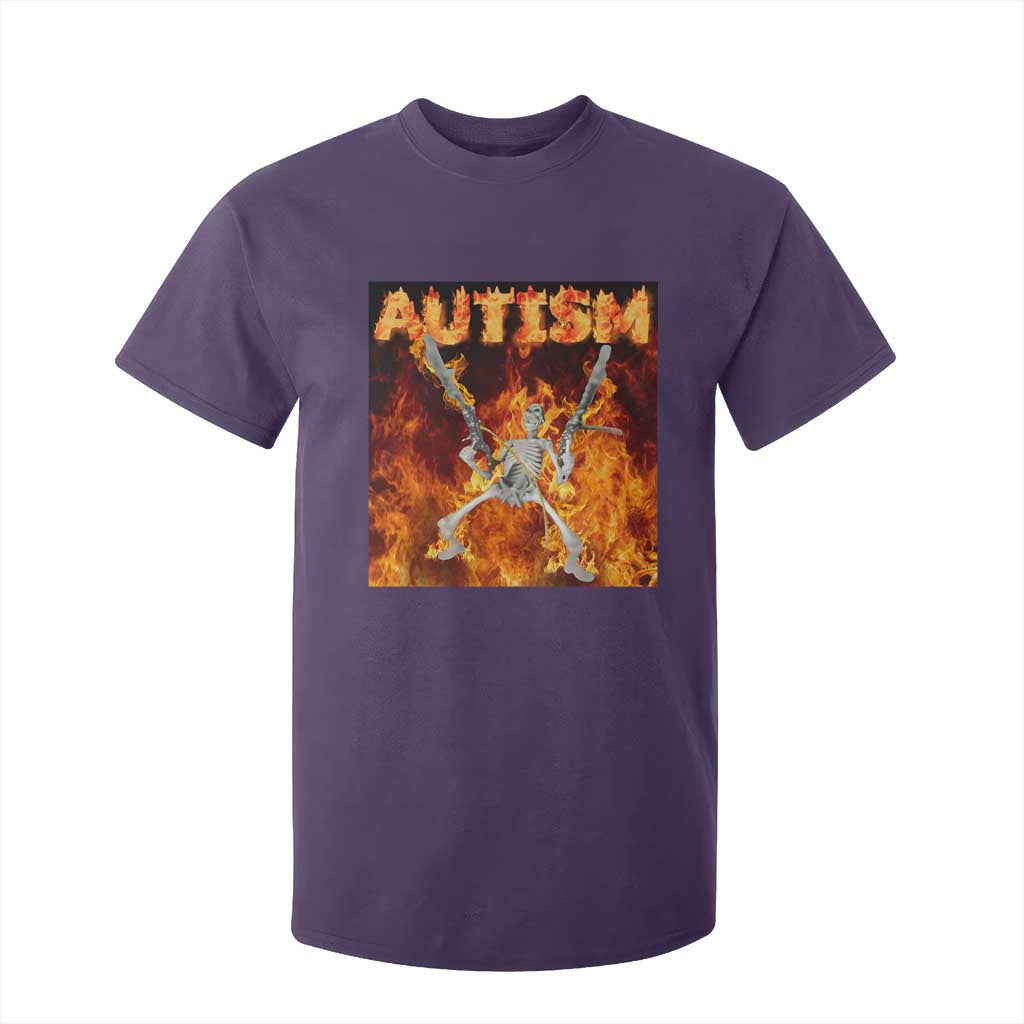 Autism Skeleton Meme T Shirt For Kid