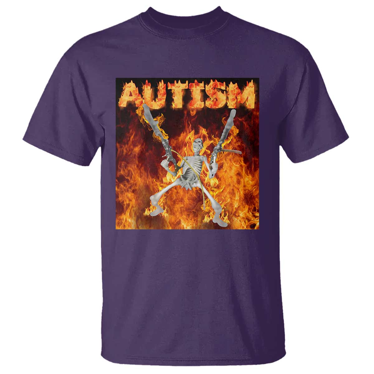 Autism Skeleton Meme T Shirt