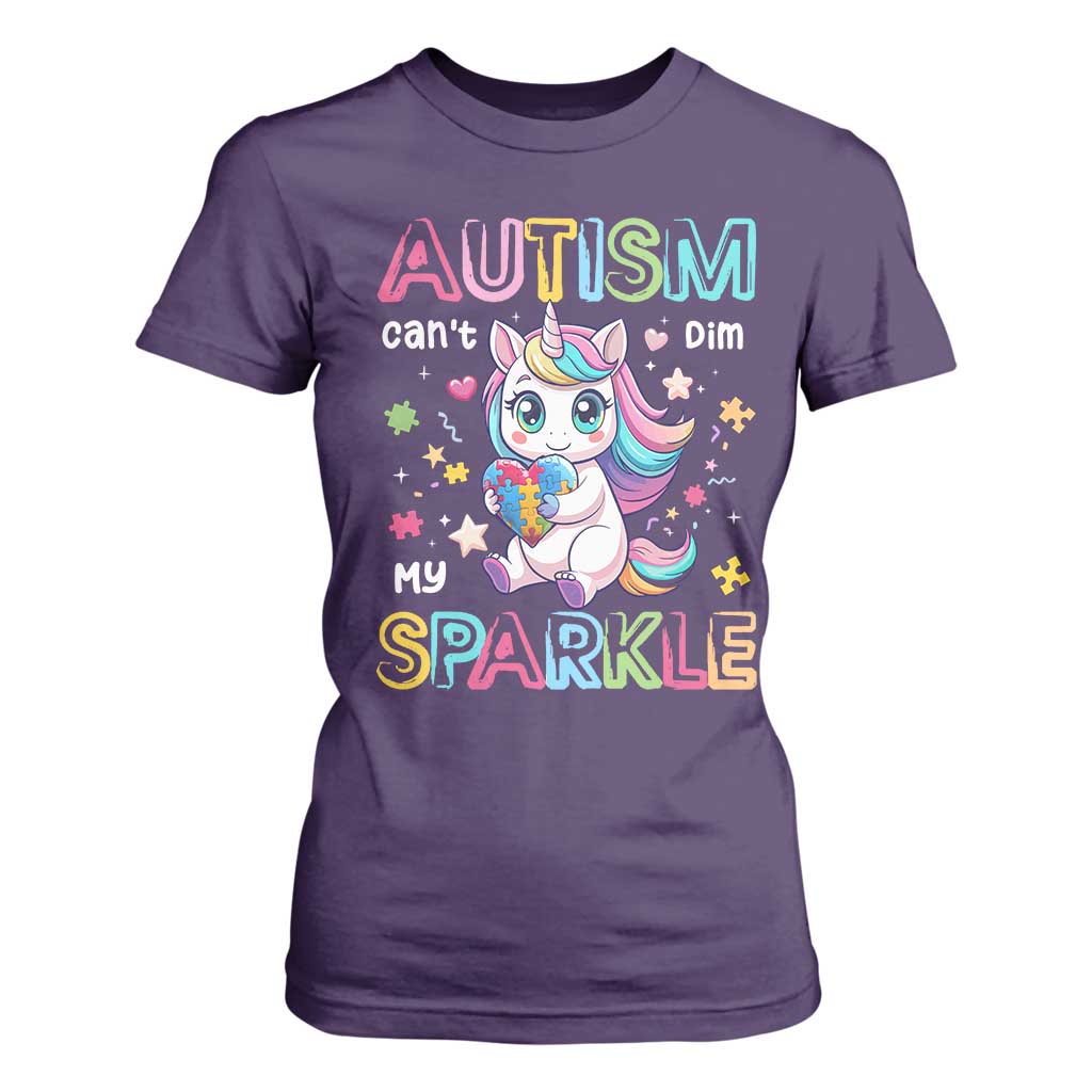 Autism Support Unicorn T Shirt For Women For Autism Mom Girls