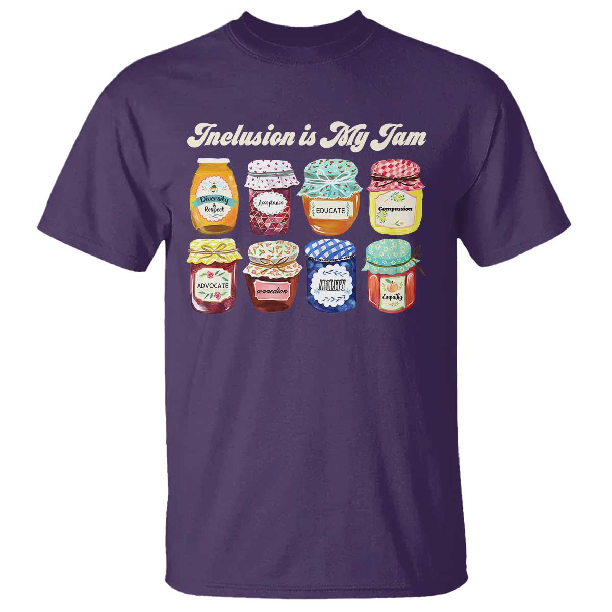 Inclusion Is My Jam T Shirt Special Education Teacher Autism Support