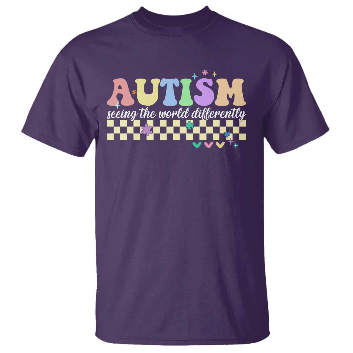 Autism Acceptance Month T Shirt Seeing the World Differently