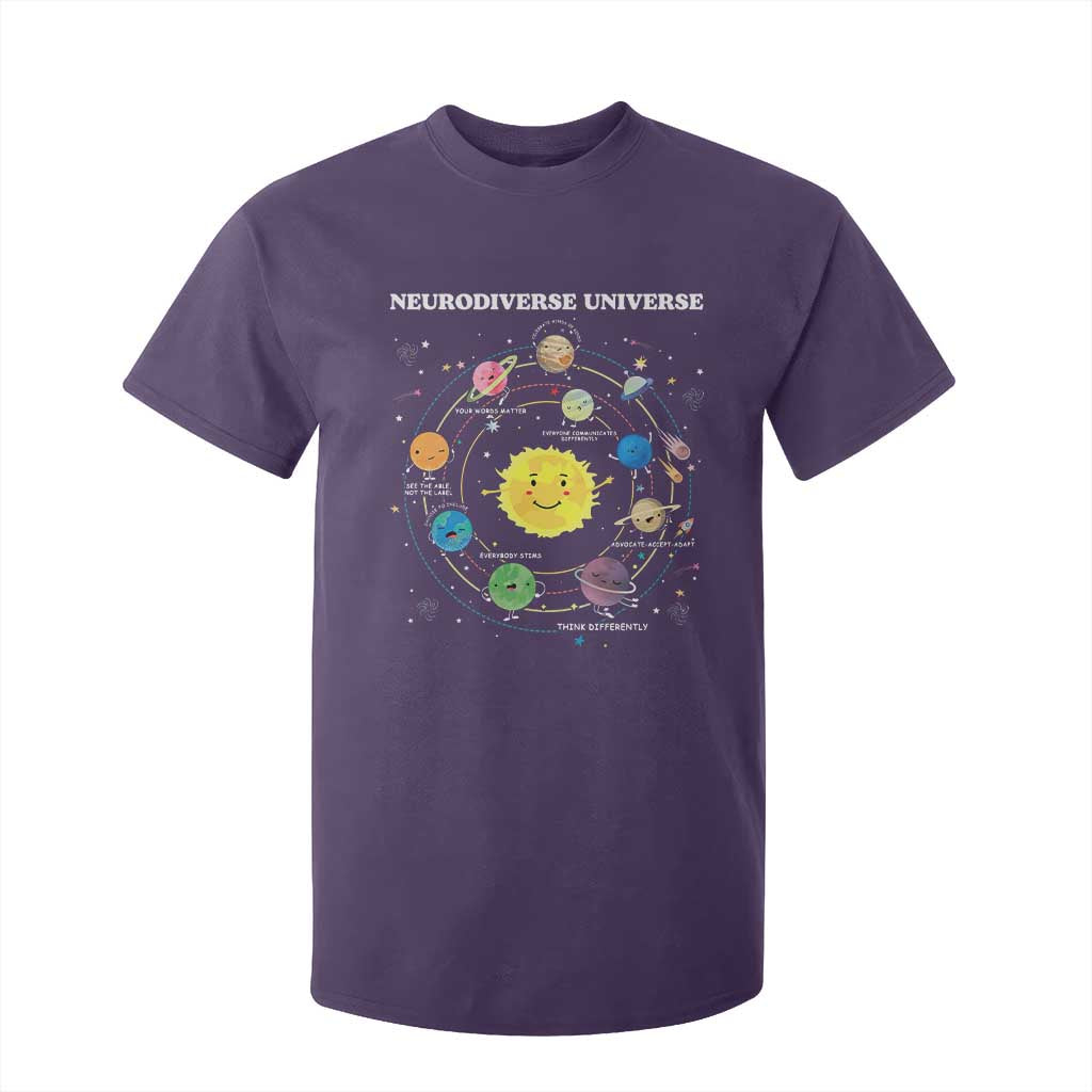 Autism Acceptance T Shirt For Kid Neurodiverse Universe Sped Teacher Support