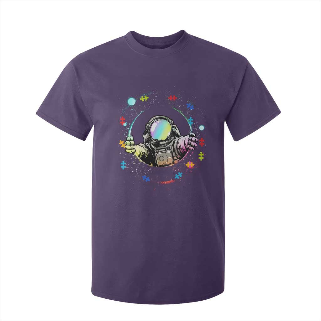 Astronaut Autism Support T Shirt For Kid Space Autistic Kids Sped Teacher