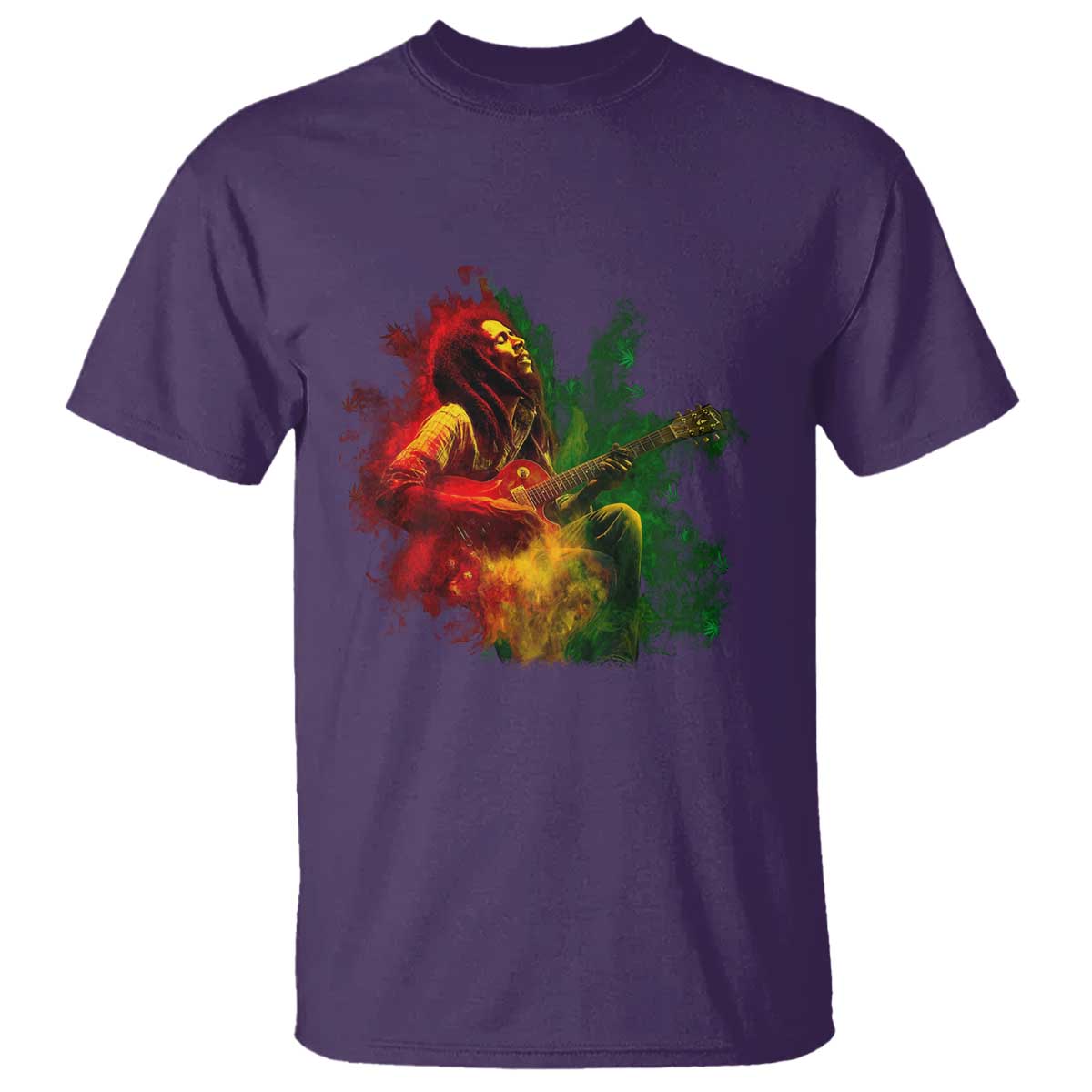 marley-guitarist-t-shirt-smoke-cannabis-leaf-420-rastafari-rasta-reggae-music