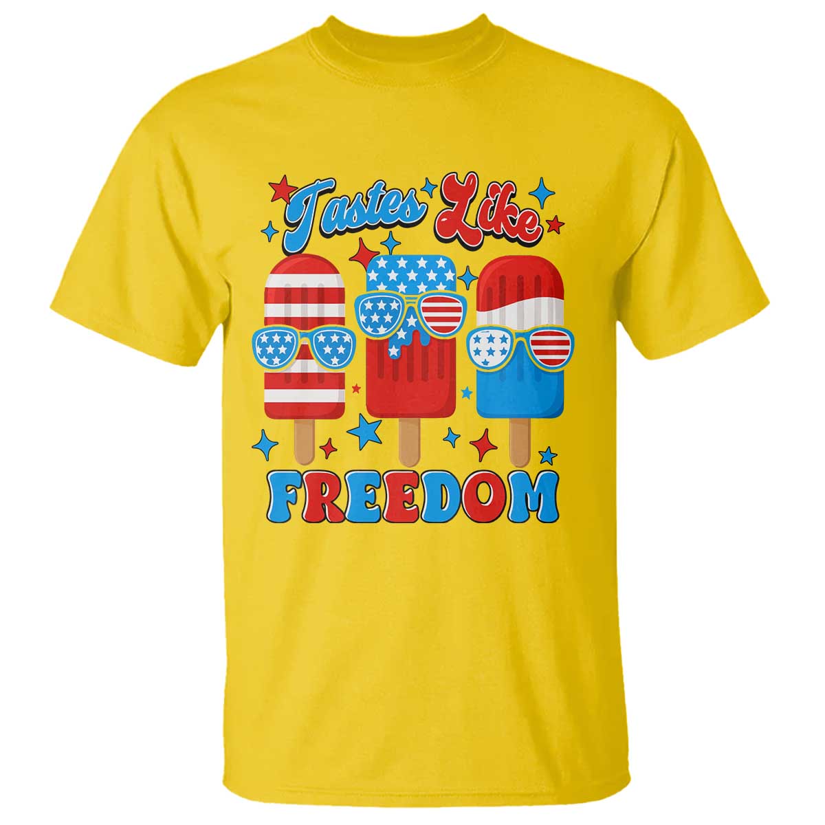4th-of-july-american-flag-popsicle-t-shirt-tastes-like-freedom-patriotic-funny