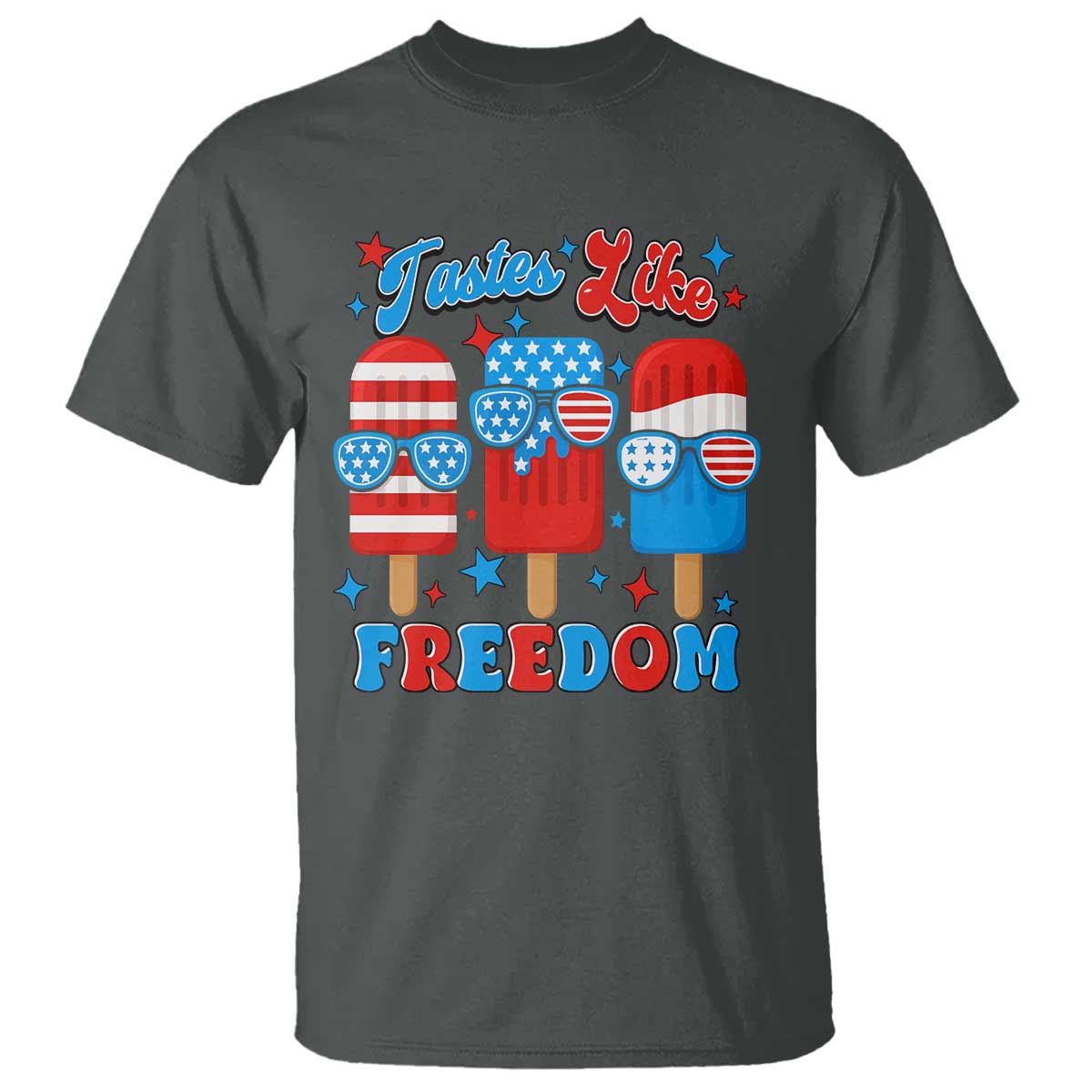 4th-of-july-american-flag-popsicle-t-shirt-tastes-like-freedom-patriotic-funny