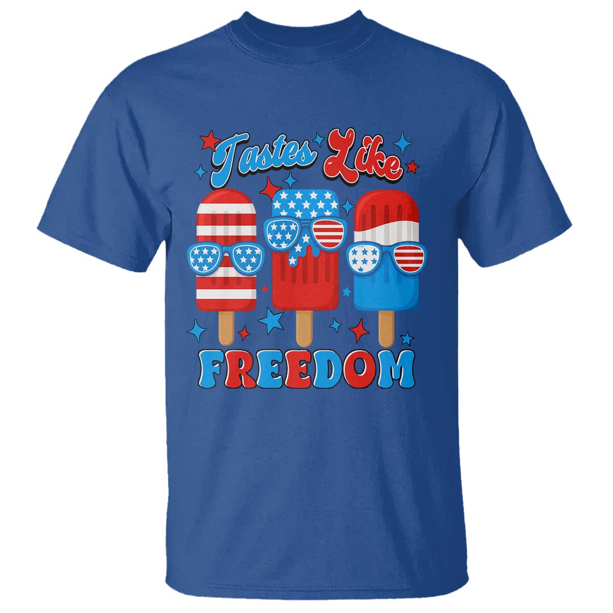 4th-of-july-american-flag-popsicle-t-shirt-tastes-like-freedom-patriotic-funny
