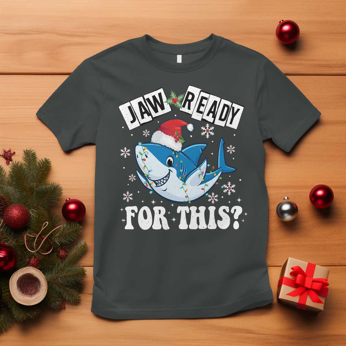 funny-christmas-t-shirt-sharkmas-shark-lights-red-santa-hat-jaw-ready-for-this