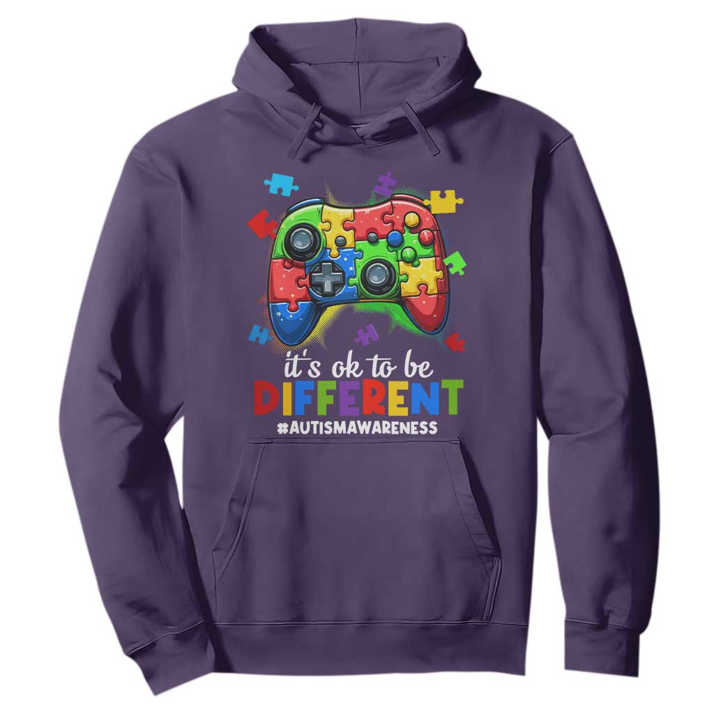 Video Game Autism Support Hoodie It's Ok To Be Different Kids