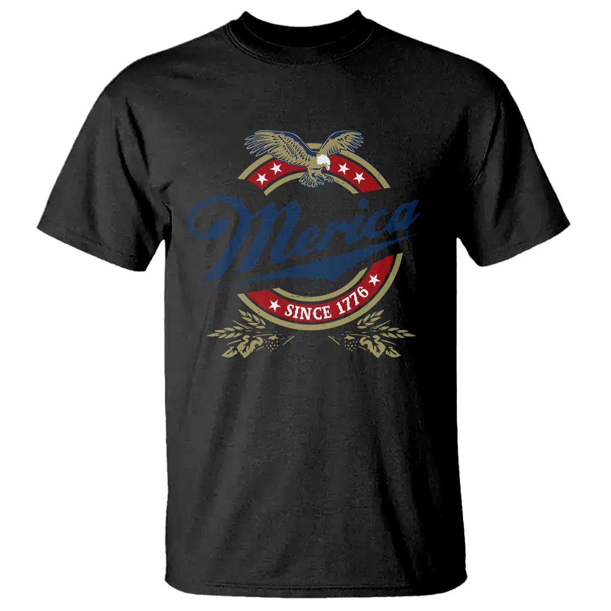 funny-merica-since-1776-t-shirt-4th-of-july-beer-lover-eagle
