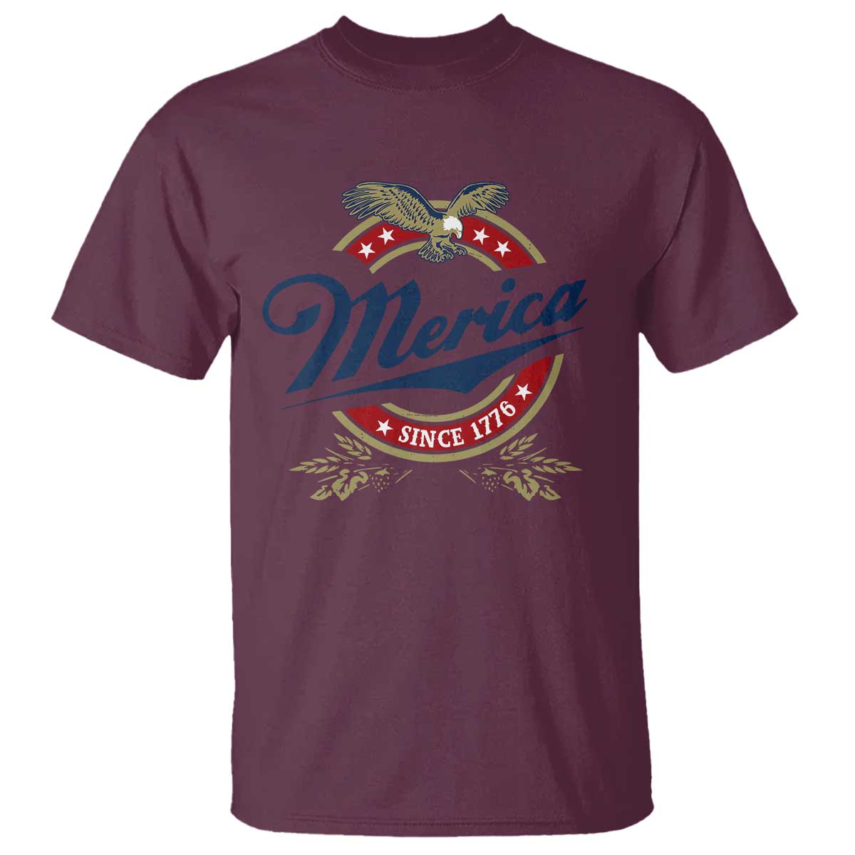 funny-merica-since-1776-t-shirt-4th-of-july-beer-lover-eagle