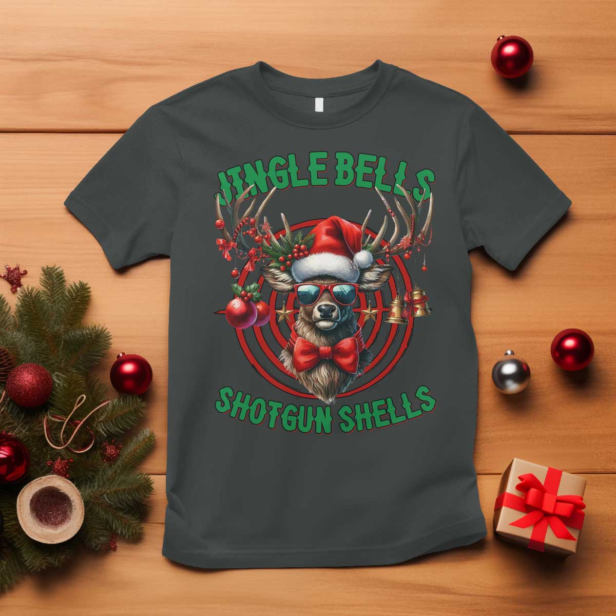 funny-christmas-hunting-t-shirt-jingle-bells-shotgun-shells-santa-deer