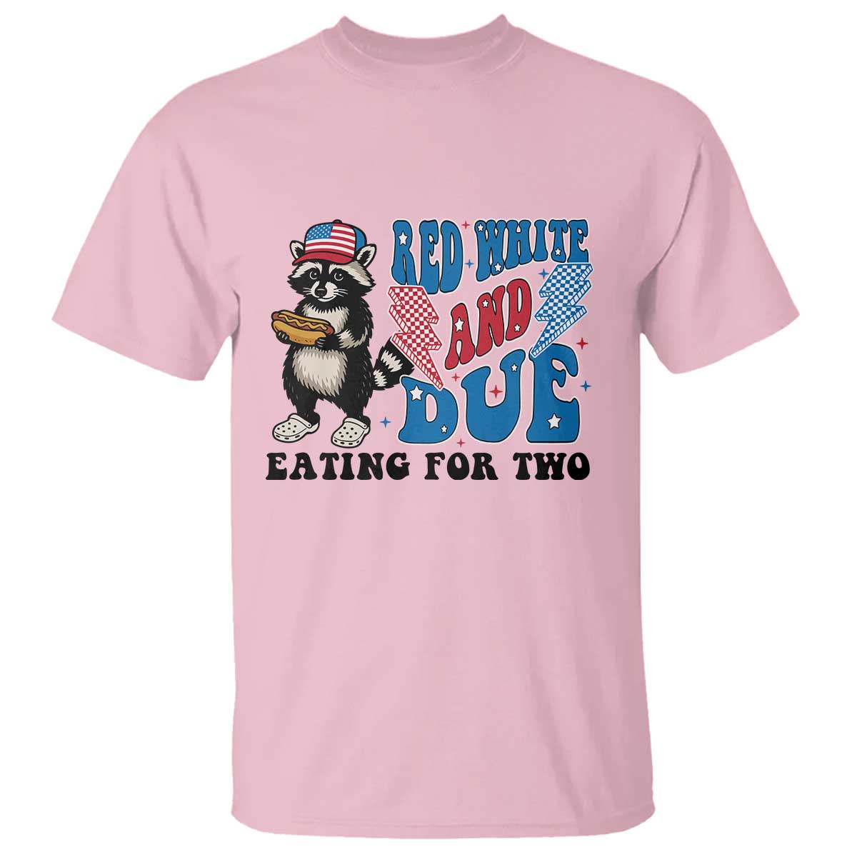 funny-4th-of-july-pregnancy-announcement-racoon-t-shirt-red-white-and-due-eating-for-two