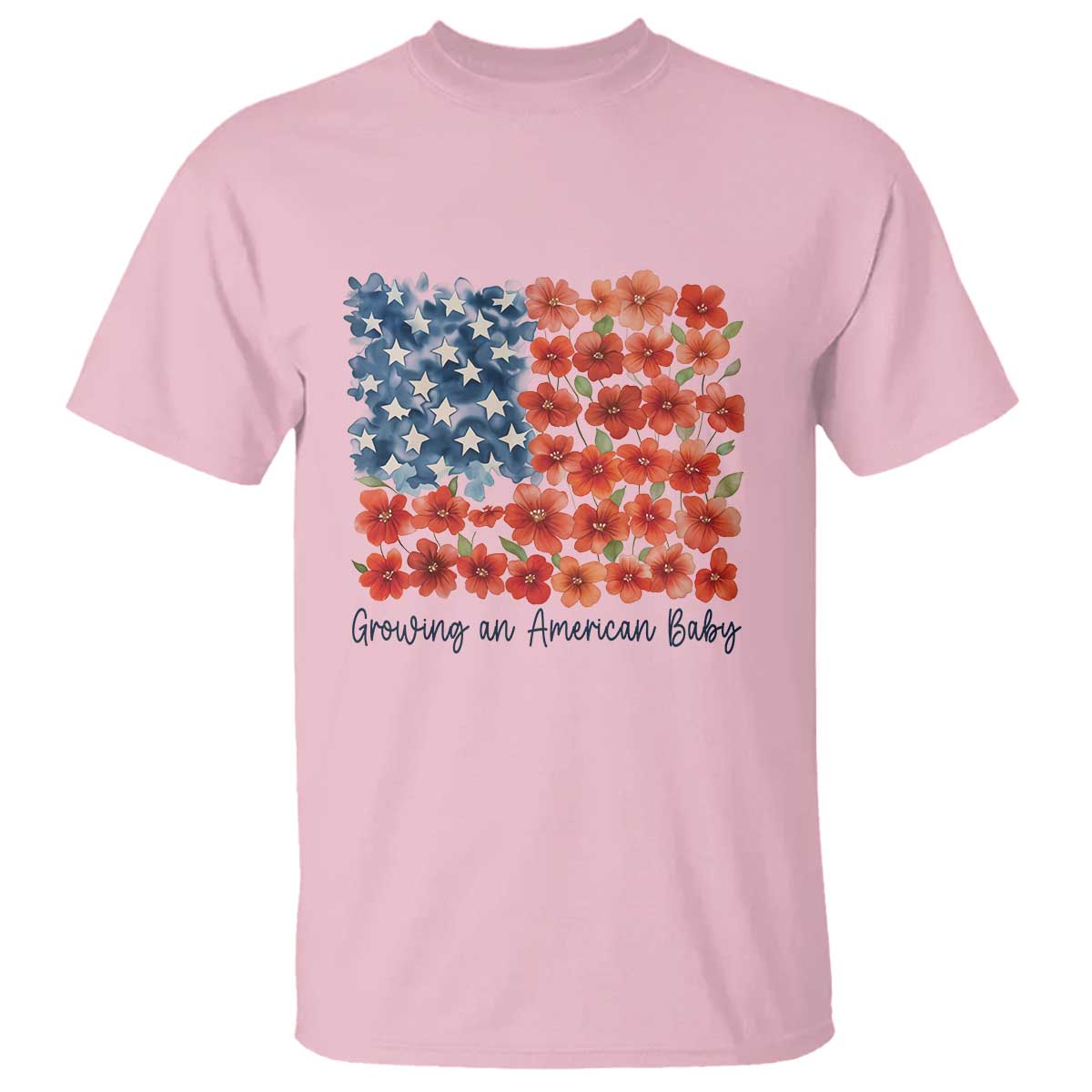 funny-4th-of-july-pregnancy-announcement-t-shirt-growing-an-american-baby-usa-flag-flowers