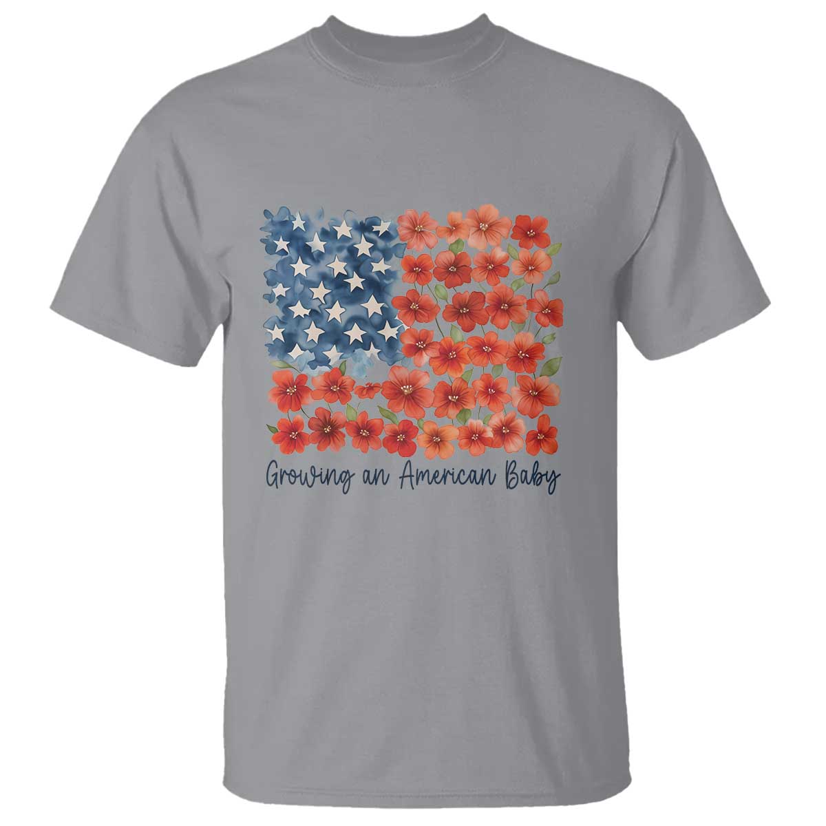 funny-4th-of-july-pregnancy-announcement-t-shirt-growing-an-american-baby-usa-flag-flowers