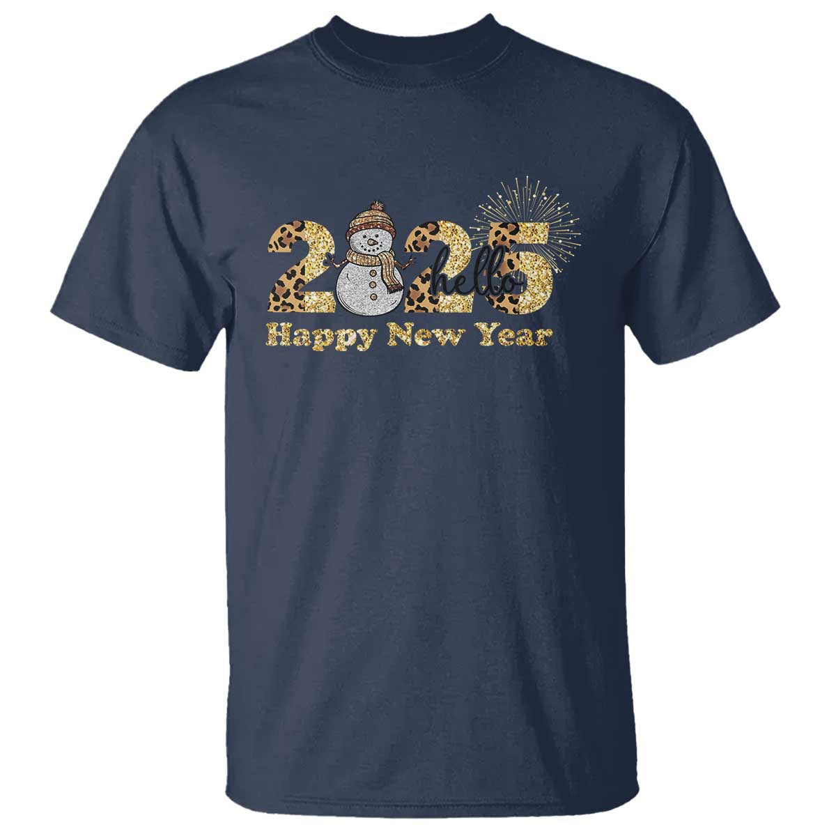 hello-2025-happy-new-year-t-shirt-fireworks-snowman