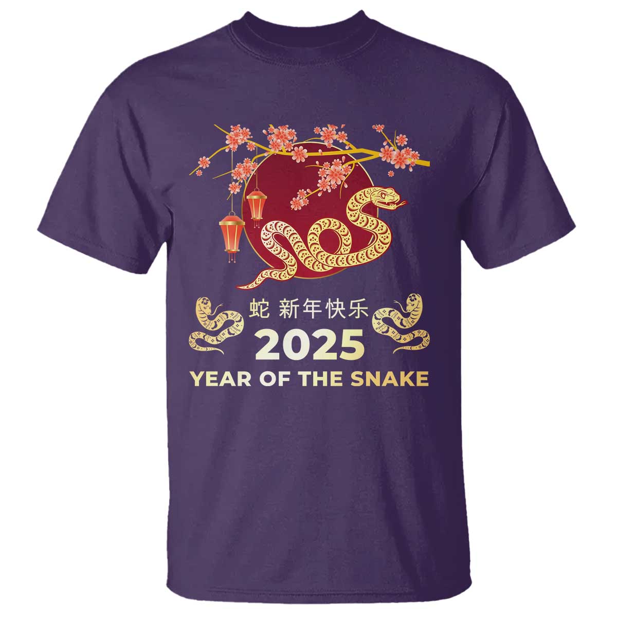 chinese-lunar-new-year-2025-year-of-the-snake-t-shirt-cherry-blossom