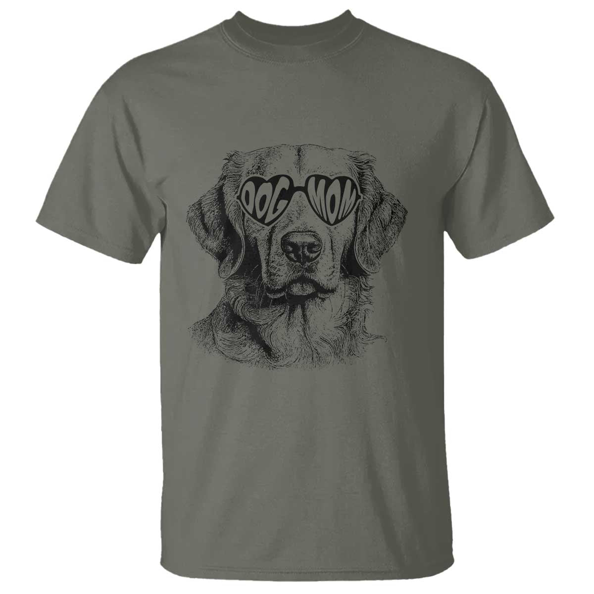 funny-golden-retirever-dog-mom-t-shirt-heart-shaped-sunglasses