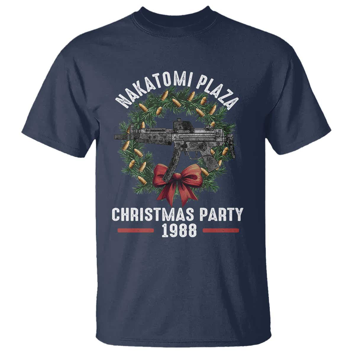funny-nakatomi-plaza-t-shirt-christmas-party-1988-xmas-bullet-gun-wreath