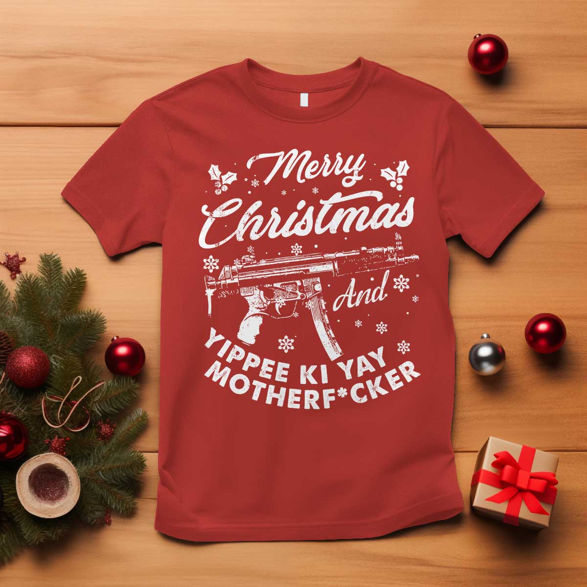 funny-nakatomi-plaza-t-shirt-merry-christmas-and-yippee-ki-yay-snowflake-gun