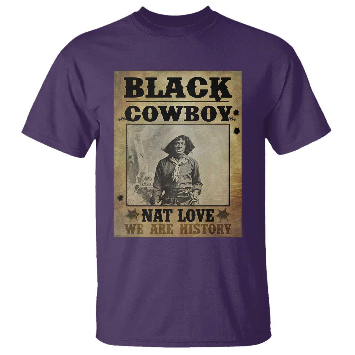 black-cowboy-nat-love-t-shirt-black-history-month